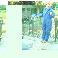 Dickies Junior Redhawk Overall Red Size 30