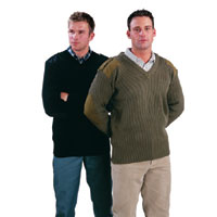 Dickies Mens Commando V Neck Sweater Navy Blue Xlarge