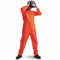 Dickies Mens Fire Cadet Overall Orange Size 46