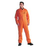 Mens Firechief Pyrovatex Overall Orange 38 Tall Leg