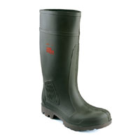 Mens Landmaster Safety Wellington Boots Steel Toe Caps Green Size 10
