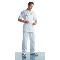 Dickies Mens Painters Bib and Brace White Medium