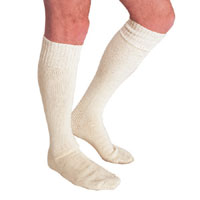Dickies Mens Sea Boot Hose Socks 3 Pairs Cream Size 10 - 11