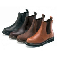 Mens Super Safety Dealer Boot Steel Toe Caps Chestnut Size 11