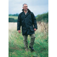 Dickies Mens Weatherproof Zip Front and Stud Front Westfield Wax Jacket Navy Blue Xlarge