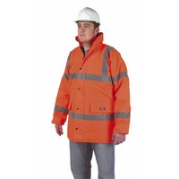 DICKIES Orange Hi-Vis Motorway Jacket XL