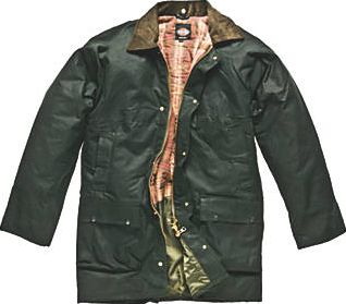 Dickies, 1228[^]5848F Westfield Waxed Jacket Bottle Green X