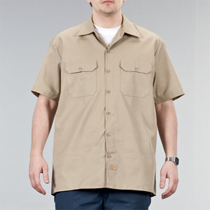 Dickies Work Shirt SS Short sleeve shirt - Khaki