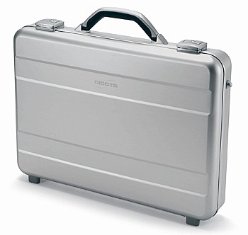 Dicota AluSlight Laptop Bag Silver 15 Inch