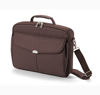 Dicota MultiCompact Laptop Bag Brown 14 Inch to