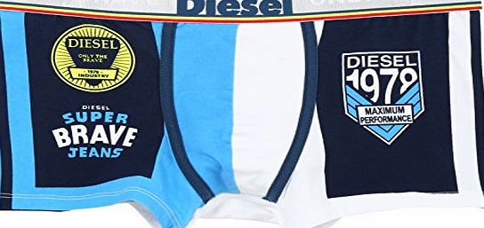 Diesel - Boxer Shorts - Men - Damien Blue Print Brave Boxer for men - M
