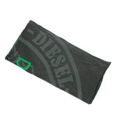 Diesel 1-Sexi Dark Grey and Green Scarf