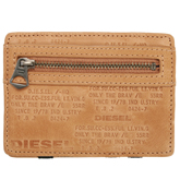 Diesel Beige Credit Card Holder
