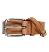 Diesel Benicio Tan Leather Buckle Belt