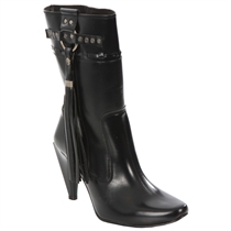 Diesel Black Mid Calf Boots