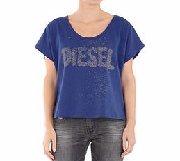 Diesel Blue cotton T-shirt