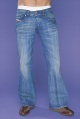 DIESEL bootcut hipster super low rise jeans