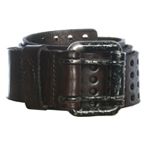 Diesel Boy Dark Brown Leather Buckle Belt