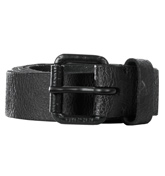 Diesel Brian Black Extra Tough Leather Buckle Belt