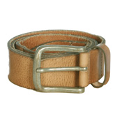 Diesel Bruce Tan Leather Buckle Belt