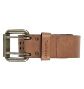 Diesel Bruno Light Brown 4 Hole Leather Belt