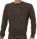 Diesel Chocolate Cotton Sweatshirt with Industry - Class of 78 Design