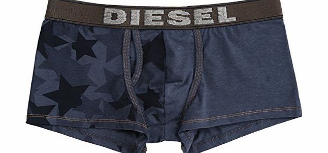Diesel Cotton Stretch - Purple - Mens Trunks with fly