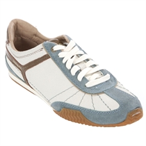 diesel Dacosta Light Blue Suede Trim Trainer