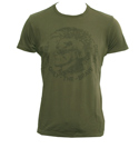 Diesel Dark Green and#39;Punkand39; Short Sleeve Fitted T-Shirt