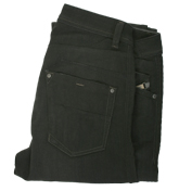 Diesel Darron 08D4 Black Denim Slim Fit Jeans -