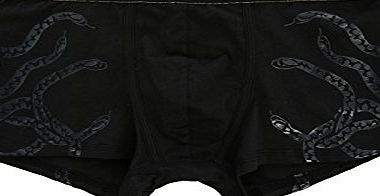 Diesel  - Boxer Shorts - Men - Black Saint Valentines Boxer Shorts with Damien Print for men - XL