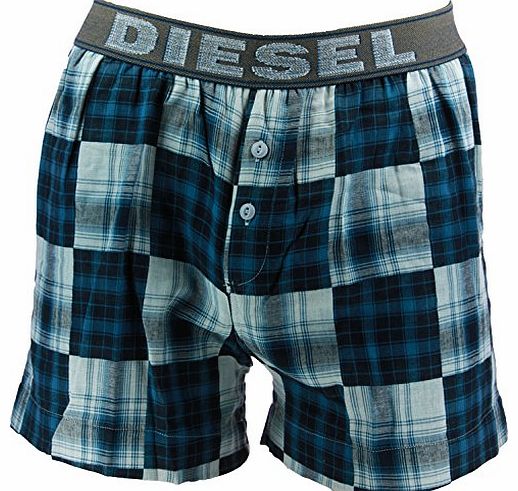 Diesel  Authentic - Blue - Mens Boxer shorts with fly