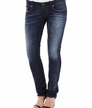 Diesel Faded indigo stretch denim jeans