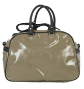 Fonzie II Beige and Black Travel Bag