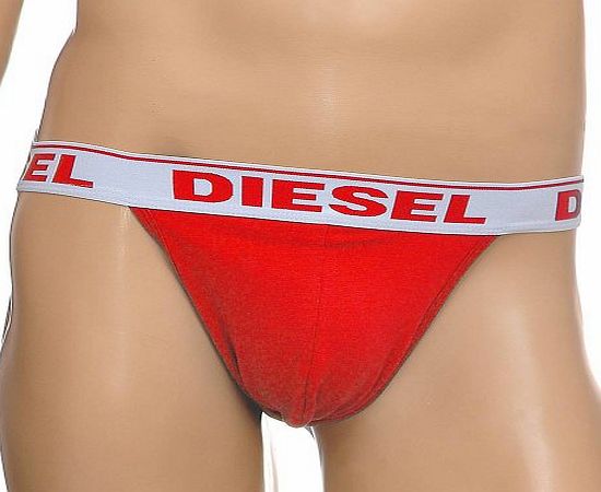 Diesel Fresh amp; Bright Jockstrap UMBR Jocky, Red Red Small