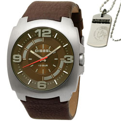 DIESEL Gents Leather Watch