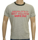 Grey T-Shirt with Grey and Red Logo