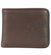 Happy Neela Small Dark Brown Leather Wallet