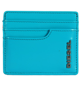 Diesel Johnas Blue Credit Card Holder