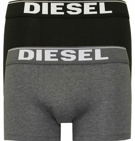 Diesel Korey 2 Pk Boxers - Black/Grey Large