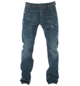 Diesel Krooley 885S Mid Denim Carrot Fit Jeans