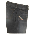 Diesel Ladies Diesel Dark Faded Denim Low Waisted Jeans