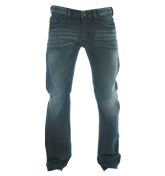 Larkee 880F Dark Denim Straight Leg Jeans