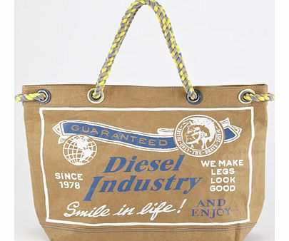 Diesel Logo Printed Bag