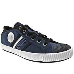 Diesel Male Net Fabric Upper in Blue, White and Grey