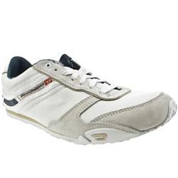 Diesel Male Run Way Leather Upper in White