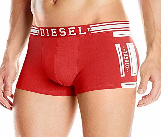 Diesel Men Boxer Shorts Pant UMBX Shawn Trunk print - True Red: : Large