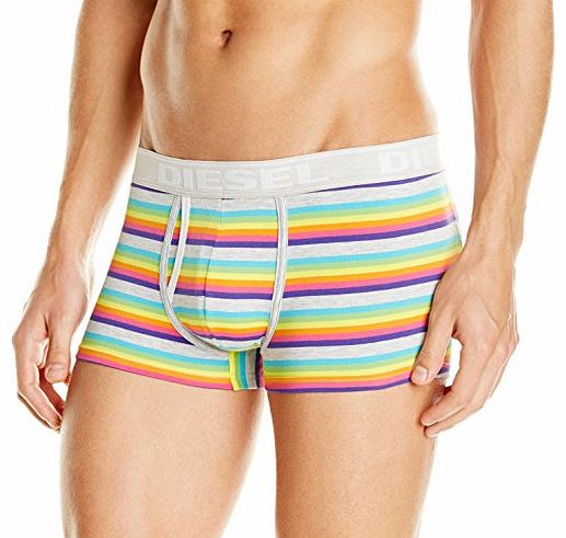 Diesel Men Boxer Shorts UMBX Divine Pant Multi-colored striped - Grey: : Large