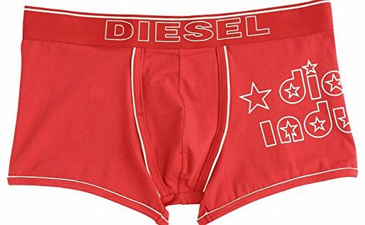 Diesel Men Boxer Shorts UMBX Shawn Pant Stars Unicolor - Red: : X-Large