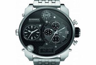 Diesel Mens Big Daddy Chrono Black Watch